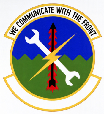 Coat of arms (crest) of the 182nd Communications and Electronics Maintenance Squadron, Illinois Air National Guard