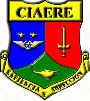 Coat of arms (crest) of the Aeronautical Educational Institutions Command, Air Force of Paraguay
