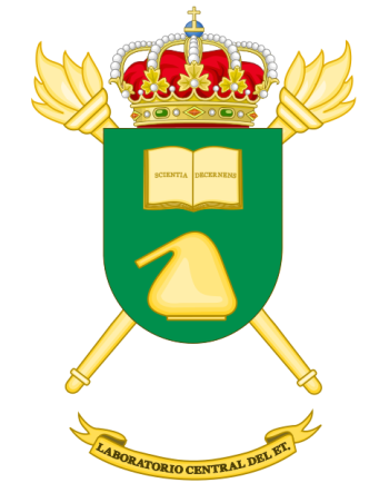 Coat of arms (crest) of the Army Central Laboratory, Spanish Army