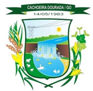 Brasão de Cachoeira Dourada (Goiás)/Arms (crest) of Cachoeira Dourada (Goiás)