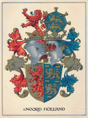 Wapen van Noord Holland/Coat of arms (crest) of Noord Holland