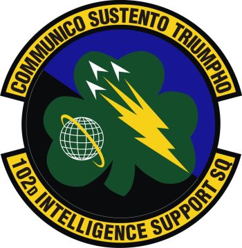 Coat of arms (crest) of the 102nd Intelligence Support Squadron, Massachusetts Air National Guard