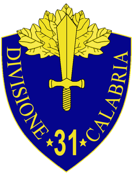 File:31st Infantry Division Calabria, Italian Army.png