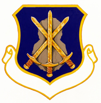 Coat of arms (crest) of the 800th Security Police Group, US Air Force