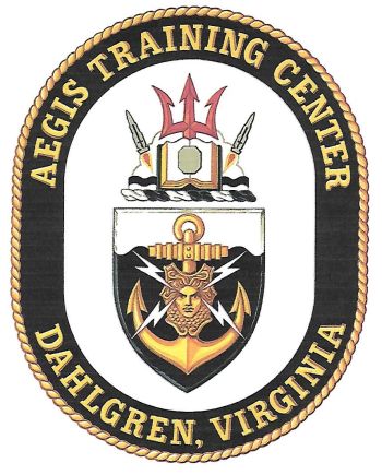 Coat of arms (crest) of the Aegis Training Center Dahlgren, Virginia, US Navy
