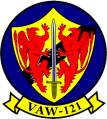 Carrier Airborne Early Warning Squadron (VAW) - 121 Bluetails, US Navy.png