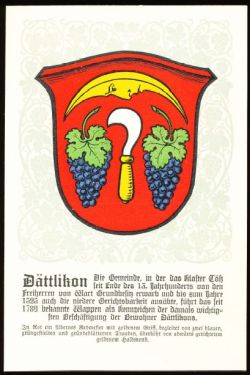 Wappen von/Blason de Dättlikon