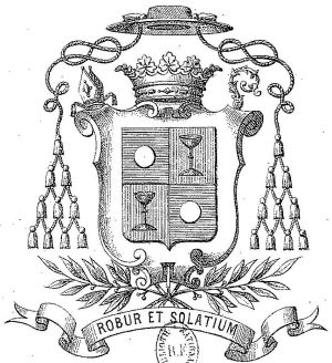 Arms (crest) of Joseph-Christian-Ernest Bourret