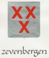 Wapen van Zevenbergen/Arms (crest) of Zevenbergen