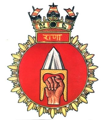 Blason de INS Rana, Indian Navy/Arms (crest) of INS Rana, Indian Navy
