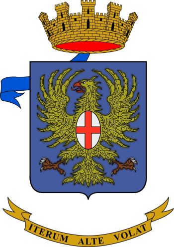 Coat of arms (crest) of the Military School Teulié, Italian Army