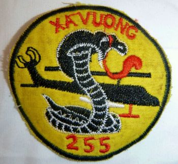 Coat of arms (crest) of the 255th Helicopter Squadron, AFVN