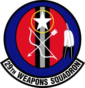 Coat of arms (crest) of the 29th Weapons Squadron, US Air Force