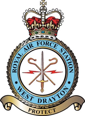 Coat of arms (crest) of the RAF Station West Drayton, Royal Air Force