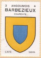 Blason de Barbezieux-Saint-Hilaire/Arms of Barbezieux-Saint-Hilaire