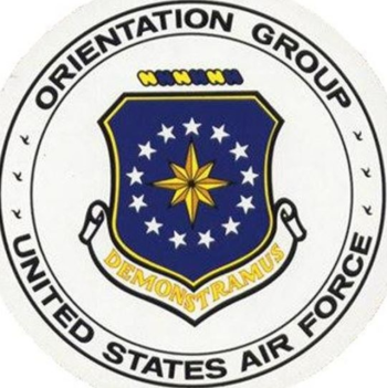 Coat of arms (crest) of the Air Force Orientation Group, US Air Force