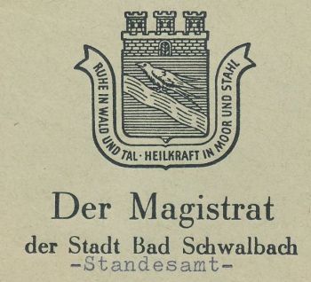 Wappen von Bad Schwalbach
