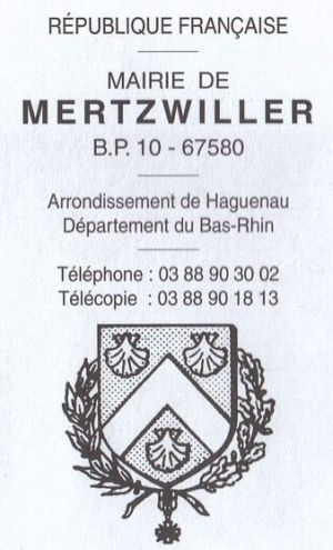 Blason de Mertzwiller