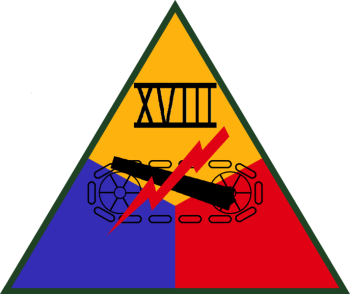 Coat of arms (crest) of the XVIII Armored Corps, US Army