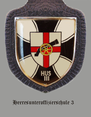Coat of arms (crest) of the Army Non-Commissioned Officers School III, German Army