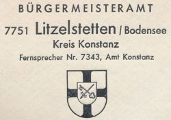 Wappen von Litzelstetten/Arms (crest) of Litzelstetten