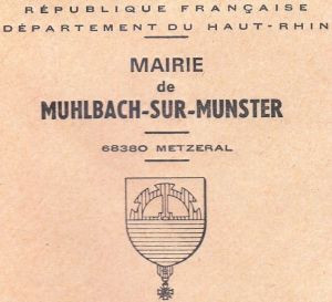 Blason de Muhlbach-sur-Munster