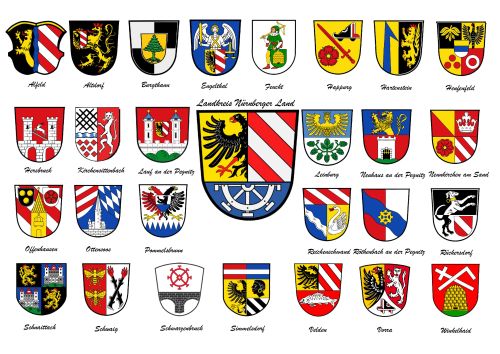 Wappen von Nürnberger Land (Coat of arms (crest) of Nürnberger Land)