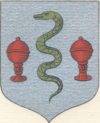Arms (crest) of Pharmacists in Saint-Jean-d'Angély