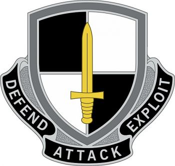 Coat of arms (crest) of US Army Cyber Corps