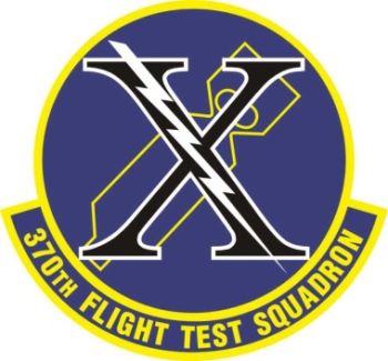Coat of arms (crest) of the 370th Flight Test Squadron, US Air Force