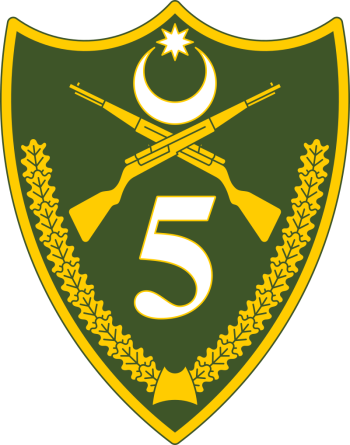Coat of arms (crest) of the 5th Army, Azerbaijan Armed Forces