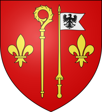 Arms (crest) of Abbey of Saint Médard in Soissons