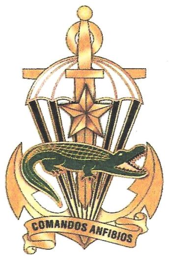 Coat of arms (crest) of the Amphibious Commandos, Navy of Paraguay