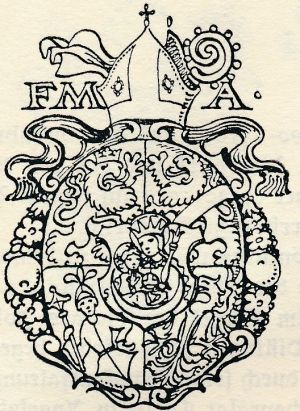 Arms (crest) of Maurus Keuslin