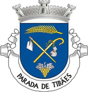 Brasão de Parada de Tibães/Arms (crest) of Parada de Tibães