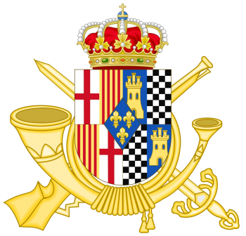 Coat of arms (crest) of the Infantry Regiment San Quintin No 32, Spanish Army