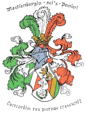 Wappen von Landsmannschaft Mecklenburgia-Rostock zu Hamburg/Arms (crest) of Landsmannschaft Mecklenburgia-Rostock zu Hamburg