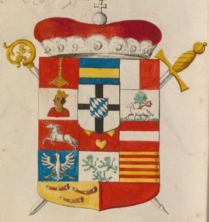 Arms (crest) of Ernst von Bayern