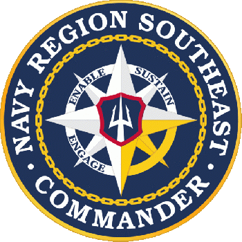 Coat of arms (crest) of the Navy Region Southeast, US Navy