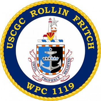 Coat of arms (crest) of USCGC Rollin Fritch (WPC-1119)