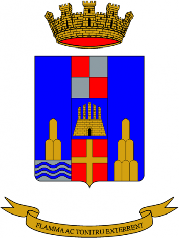 Coat of arms (crest) of the 1st Heavy Artillery Group Adige, Italian Army