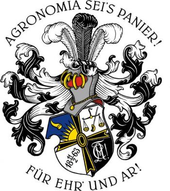Wappen von Corps Agronomia Hallensis zu Göttingen/Arms (crest) of Corps Agronomia Hallensis zu Göttingen