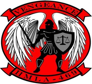 Coat of arms (crest) of the HMLA-469 Vengeance, USMC