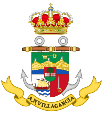 Coat of arms (crest) of the Naval Assistantship Villagarcia, Spanish Navy