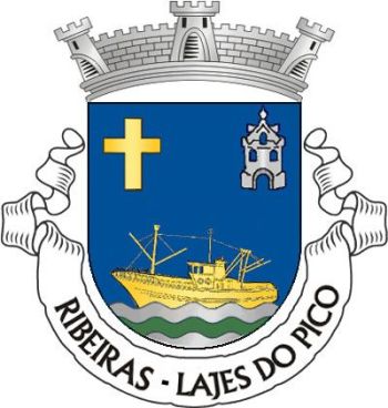 Brasão de Ribeiras (Lajes do Pico)/Arms (crest) of Ribeiras (Lajes do Pico)