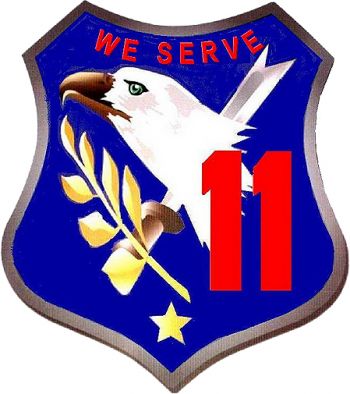 Coat of arms (crest) of the 11th Air Force Group (Reserve), Philippine Air Force