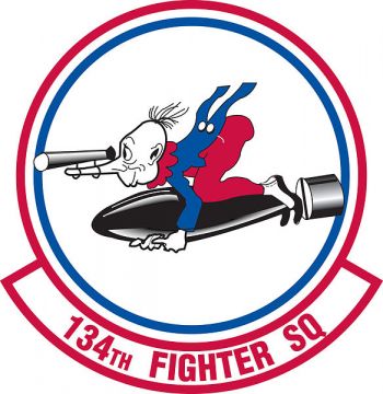 Coat of arms (crest) of the 134th Fighter Squadron, Vermont Air National Guard