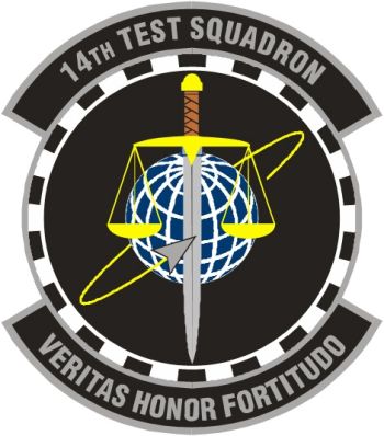 Coat of arms (crest) of the 14th Test Squadron, US Air Force