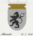 Wapen van Alkemade/Coat of arms (crest) of Alkemade