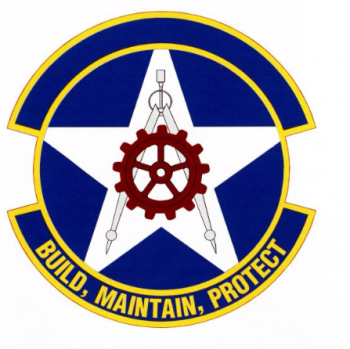Coat of arms (crest) of the 81st Civil Engineer Squadron, US Air Force